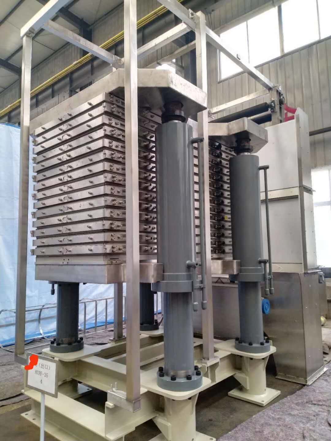 Filtre vertical automatique de presse de vide de tour pour l'industrie chimique