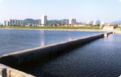 Barrage de rivière en caoutchouc gonflable de la meilleure qualité d'approvisionnement en eau